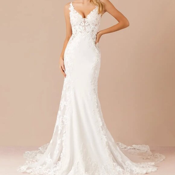 Azazie Dresses & Skirts - Size 8 Wedding Dress